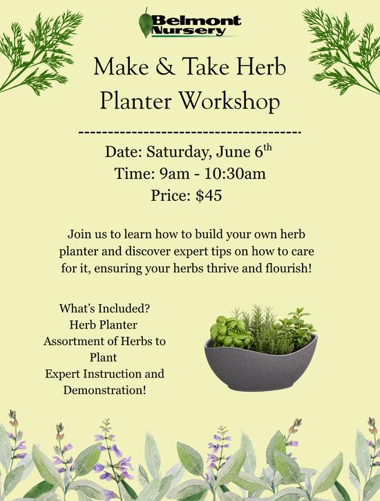 Herb Garden Workshop